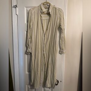 Cynthia Rowley Linen Beach Coverup, Shirt Dress